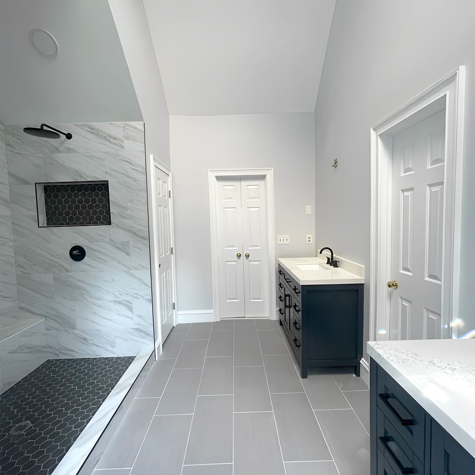 Modern bathroom remodel